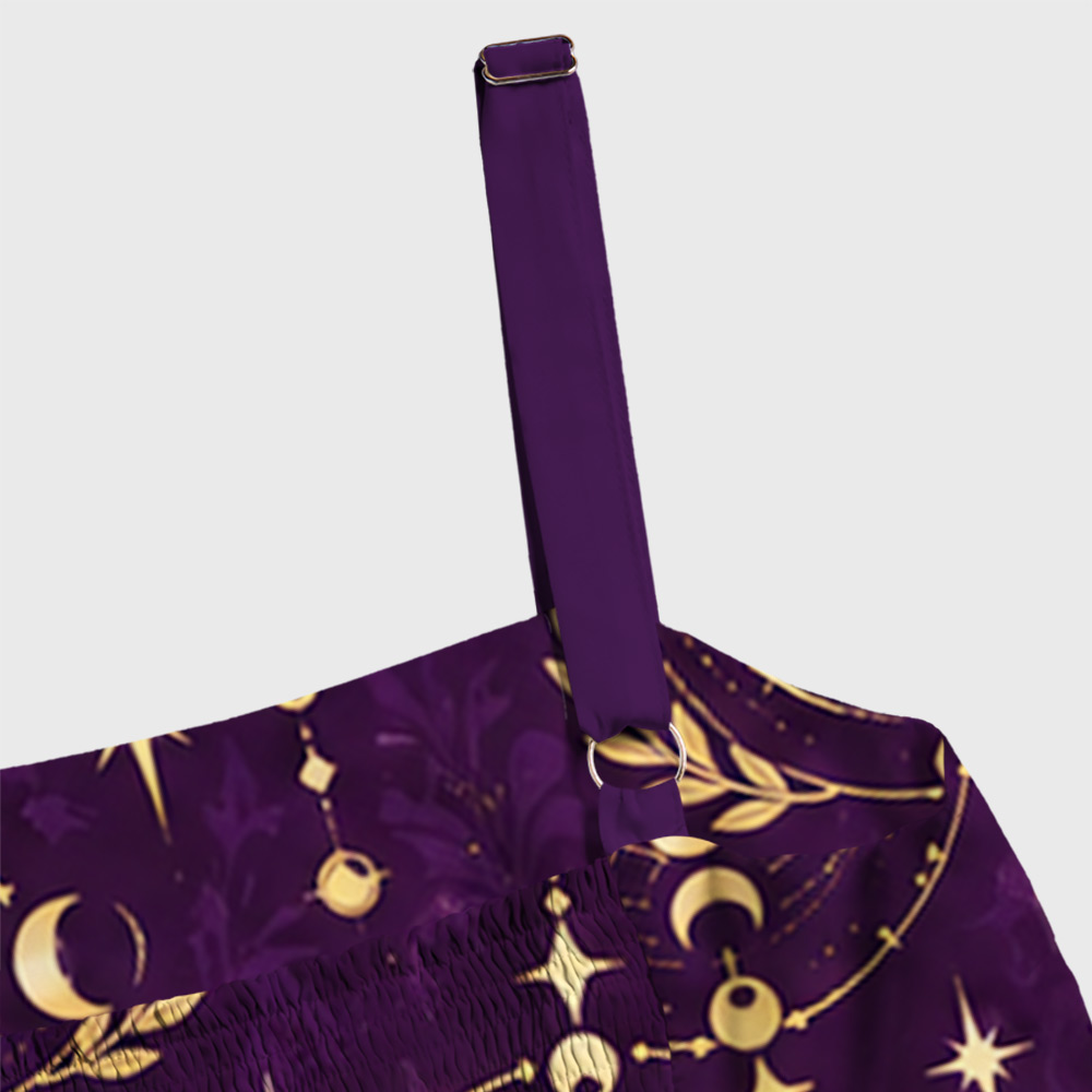 Myth & Tarot Geek Tiered Cami Maxi Dress