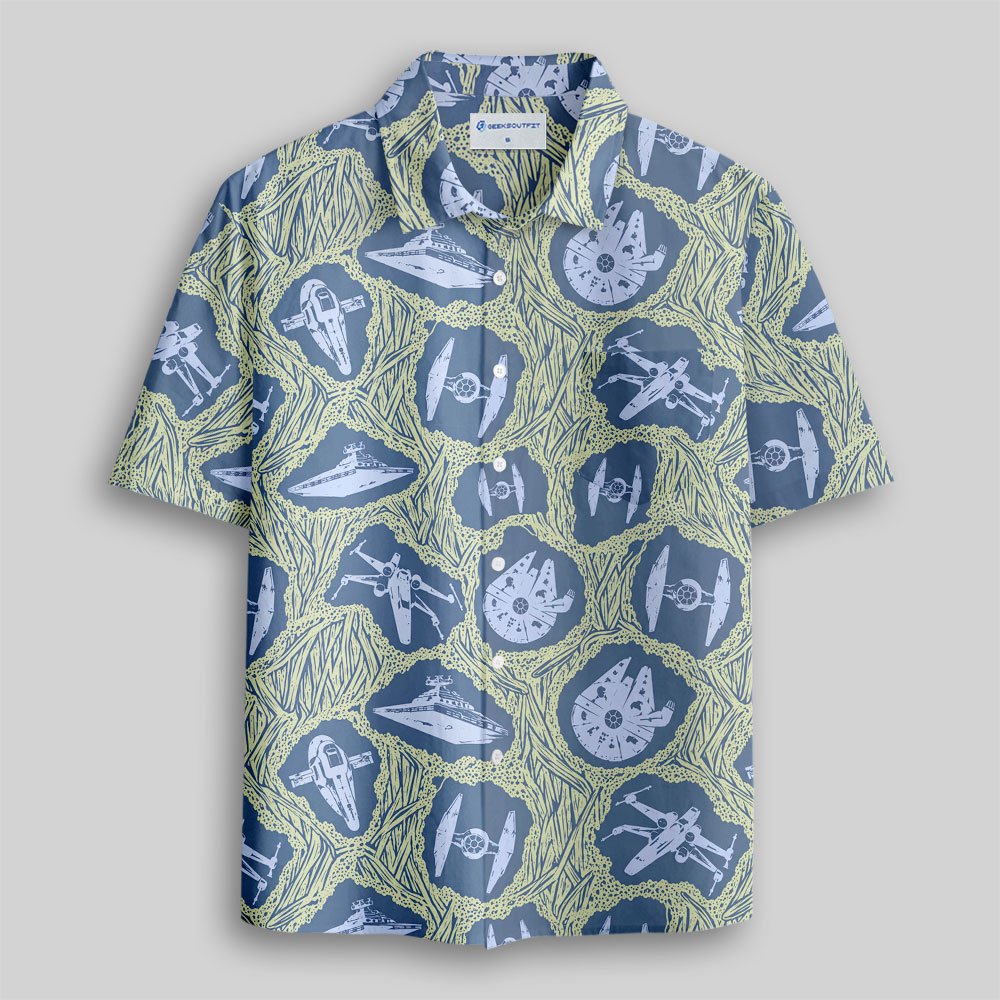 Galactic Fleet Button Up Pocket Shirt