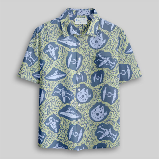 Galactic Fleet Button Up Pocket Shirt