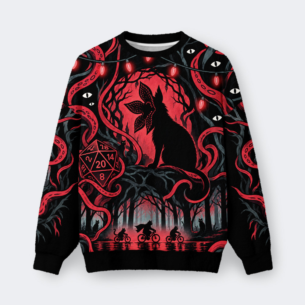 Democats in the Upside Down Fuzzy Fleece Sweatshirt