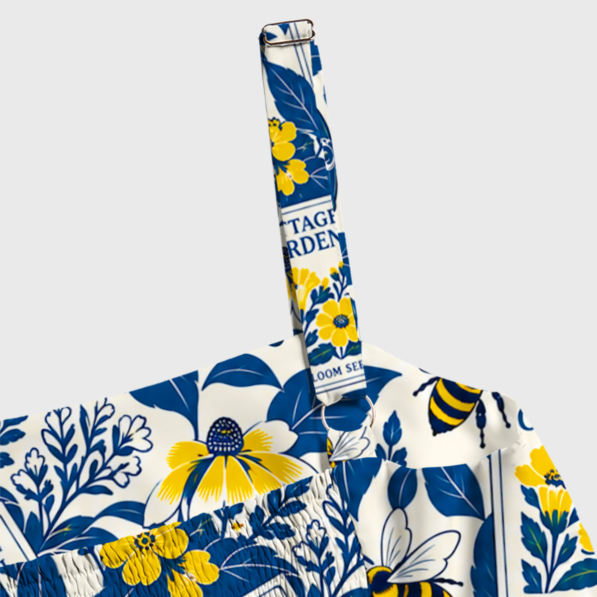 Cottage Garden Seed Packets Geek Tiered Cami Maxi Dress