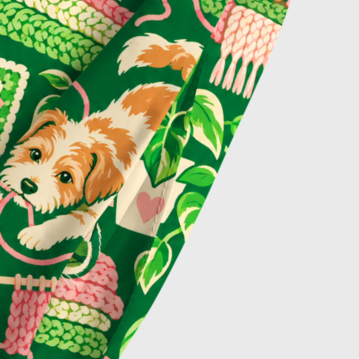 Cozy Knitting & Cottage Pets Geek Tiered Cami Maxi Dress