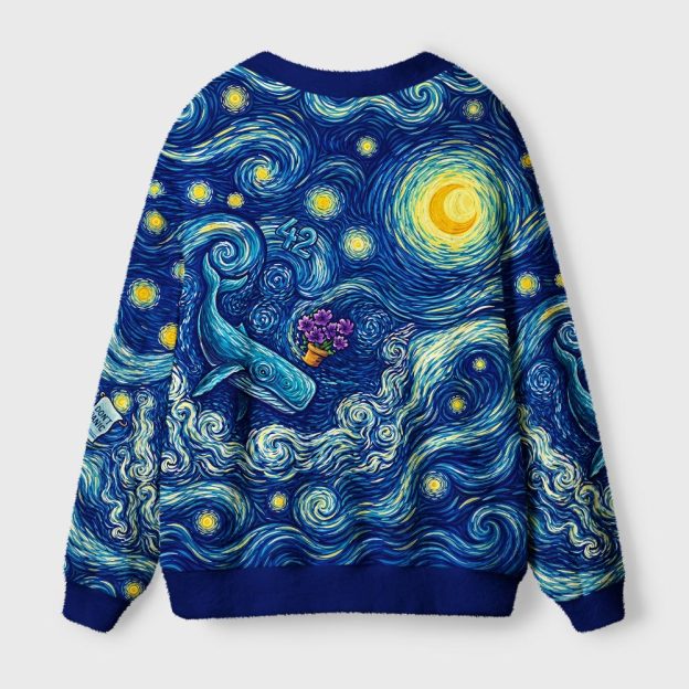 Ultimate Answer To The Universe Art Pattern Geek Ugly Cardigan Sweaters