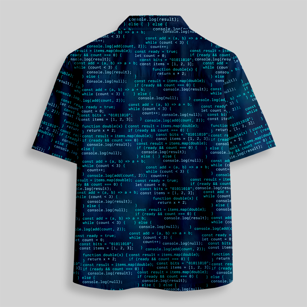 Digital Code Hacker Series Button Up Pocket Shirt