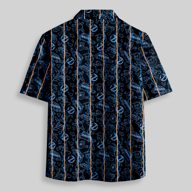 Neon Phantom Spirit Series Button Up Pocket Shirt