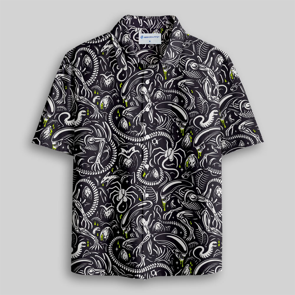 Geeksoutfit Galactic Fleet Button Up Pocket Shirt for Sale