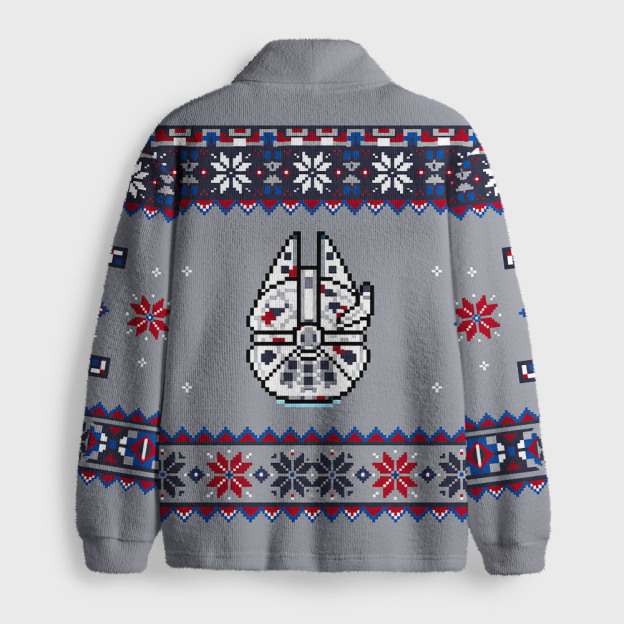 Galactic Explorer · Falcon Pixel Geek Shawl Collar Cardigan