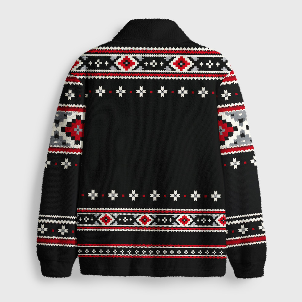 See You Soon Geek Shawl Collar Cardigan