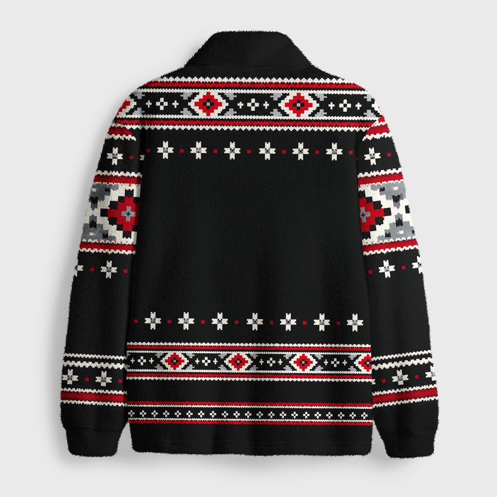 See You Soon Geek Shawl Collar Cardigan
