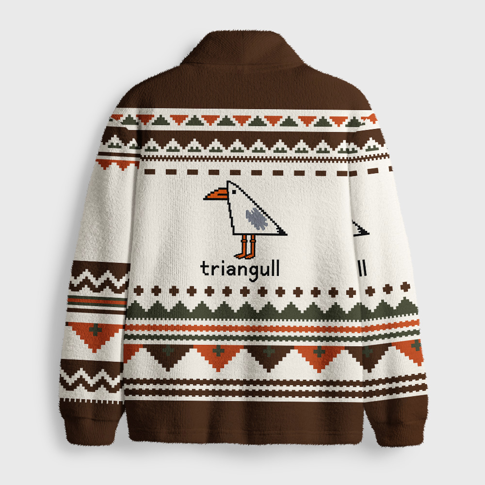 Triangull Geek Shawl Collar Cardigan
