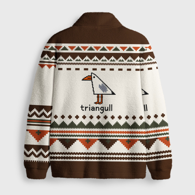 Triangull Geek Shawl Collar Cardigan