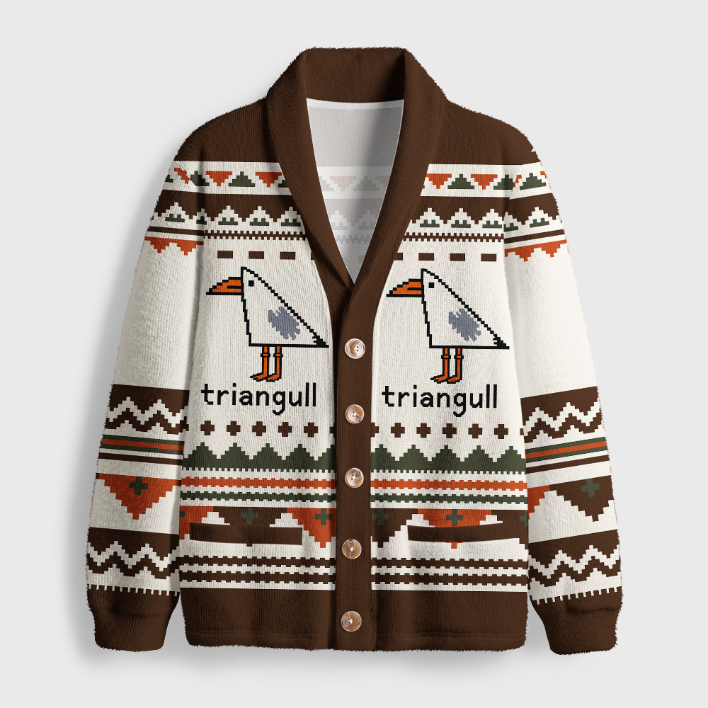 Triangull Geek Shawl Collar Cardigan