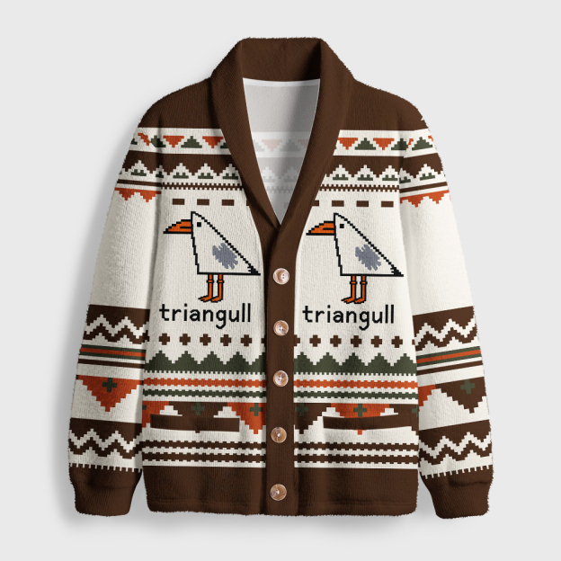 Triangull Geek Shawl Collar Cardigan
