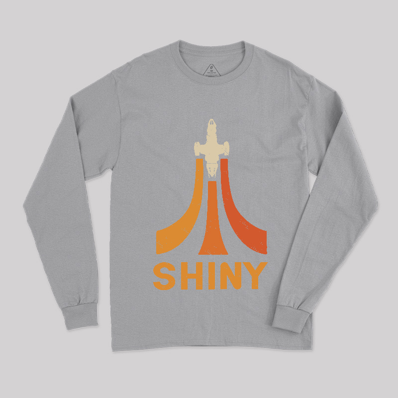 Sci‑Fi Distressed Space Vessel Geek Long Sleeve T-Shirt