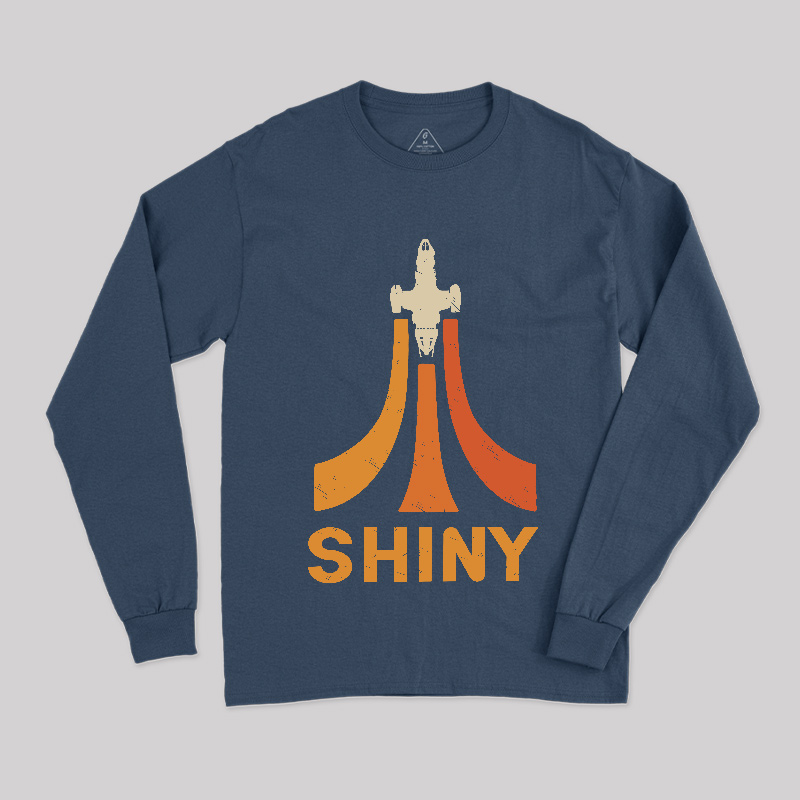 Sci‑Fi Distressed Space Vessel Geek Long Sleeve T-Shirt