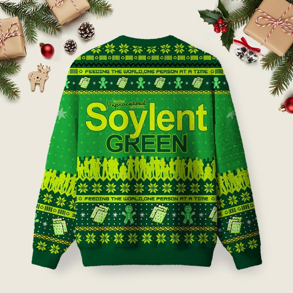 Soylent Green Ugly Christmas Sweater Sweatshirt