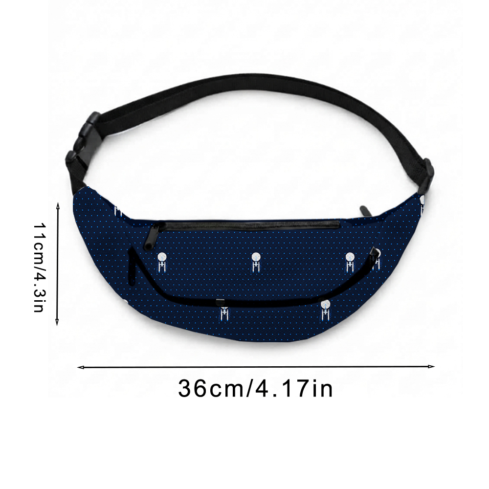 USS Enterpris Icon Geek Canvas Waist Pack