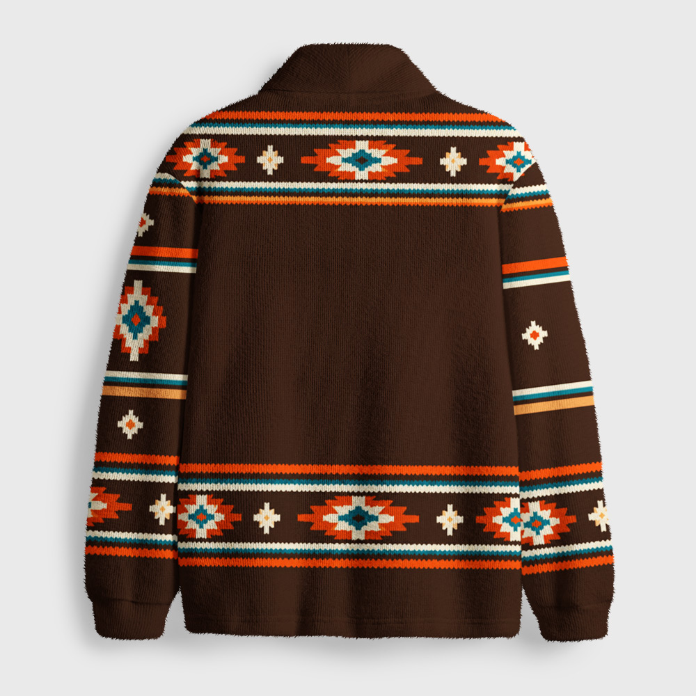 What A Difference A Dave Makes Retro Geek Shawl Collar Cardigan