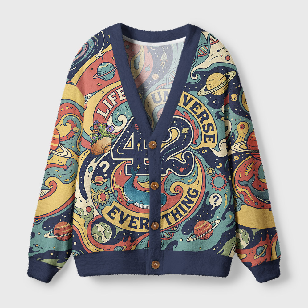 Answer To Life The Universe And Everything Geek Ugly Cardigan Sweaters