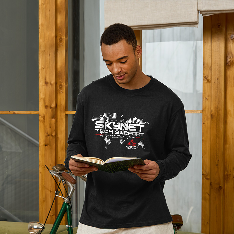 Skynet Tech Support Geek Long Sleeve T-Shirt