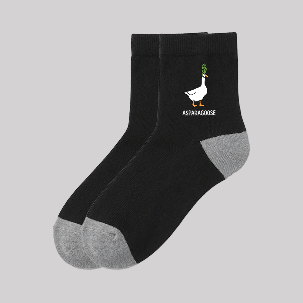 Asparagoose Geek Cotton Daily Socks