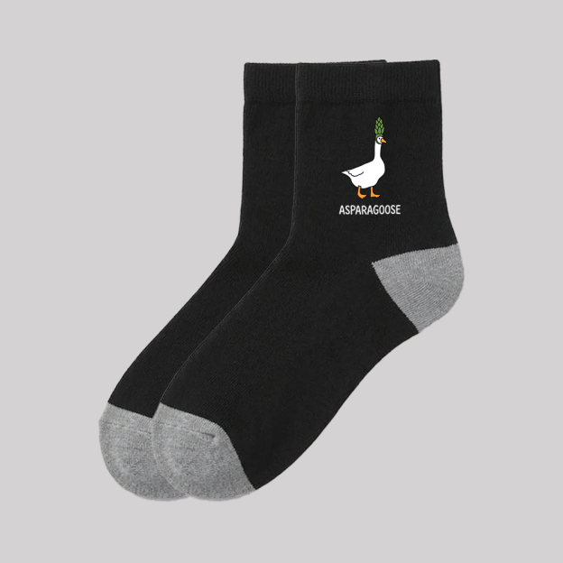 Asparagoose Geek Cotton Daily Socks