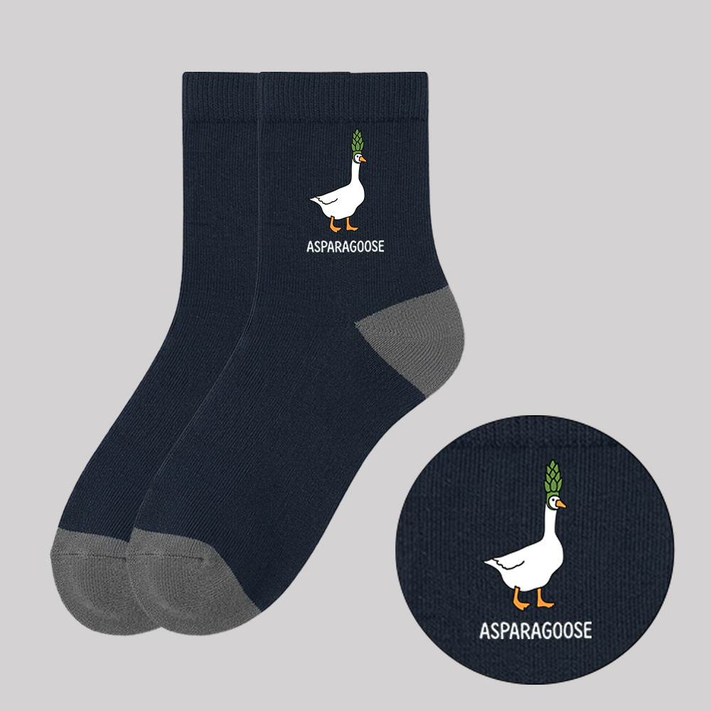Asparagoose Geek Cotton Daily Socks