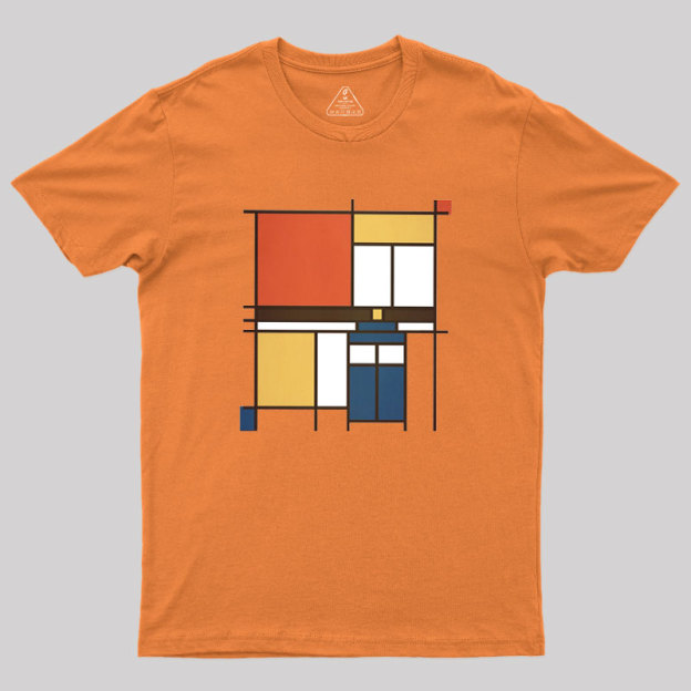 Mondrian Who Geek T-Shirt