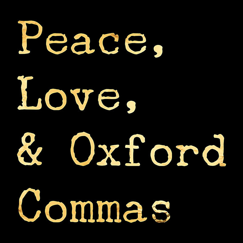 Peace Love And Oxford Geek T-Shirt