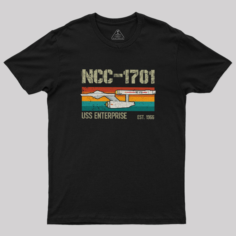NCC-1701 USS ENTERPRISE Geek T-Shirt