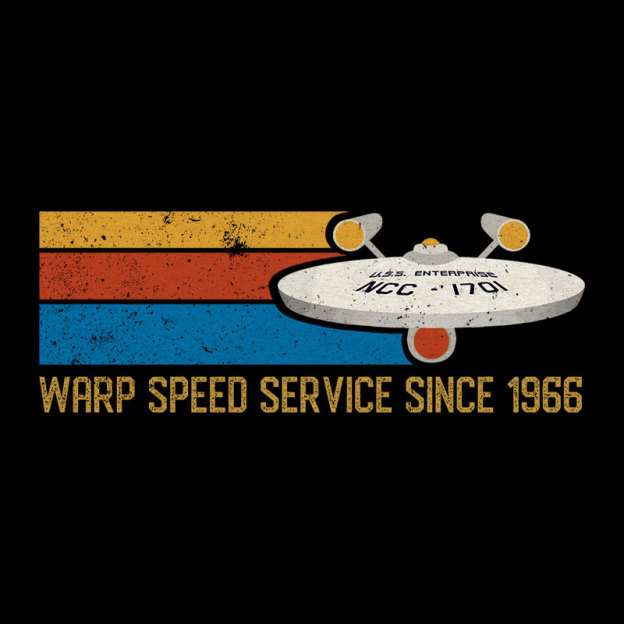 Warp Speed Service Since 1966 Geek T-Shirt
