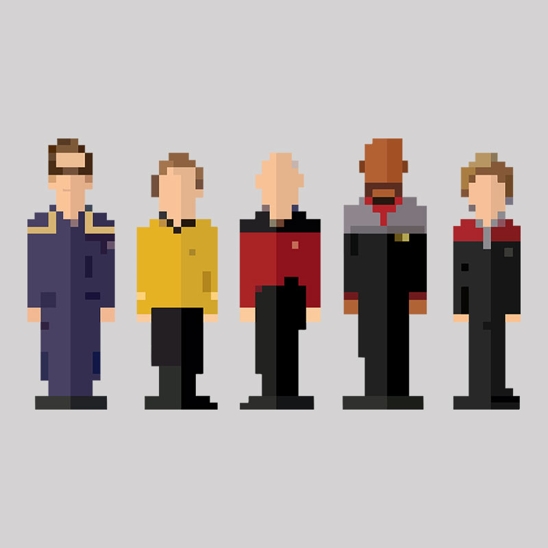 Spaceship Captains Geek T-Shirt