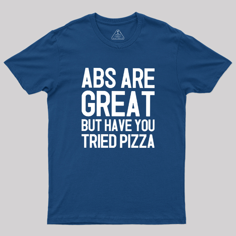 Abs vs Pizza Geek T-Shirt