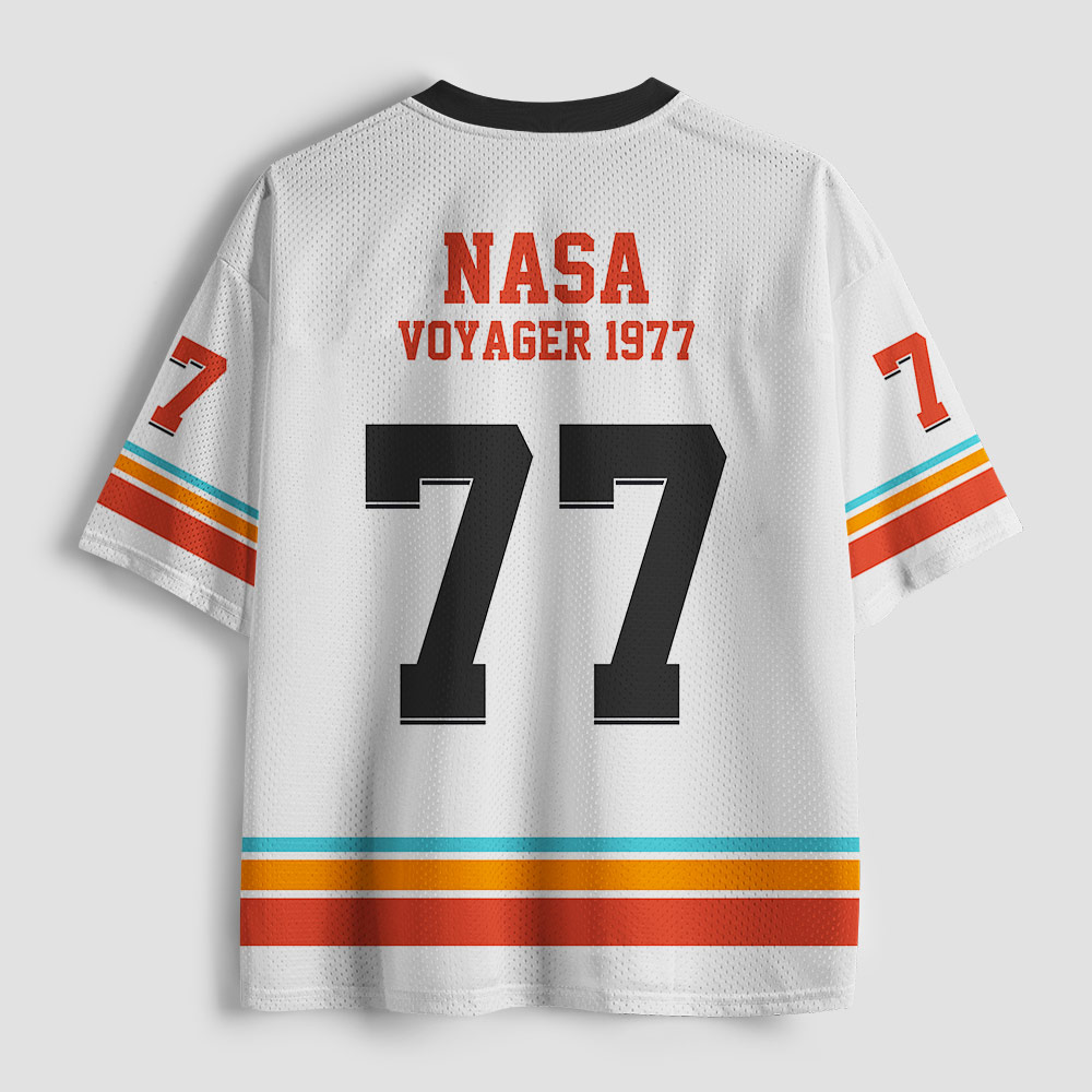 Retro NASA Voyager 1977 Geek Mesh Jersey