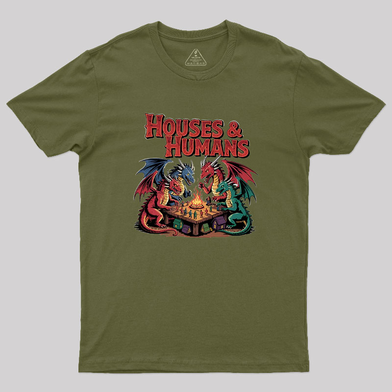 Houses Humans Geek T-Shirt