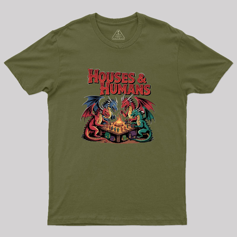 Houses Humans Geek T-Shirt