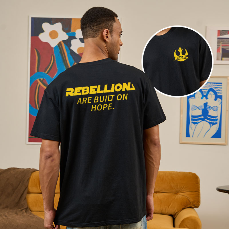 Live Long Front and Back Printed Geek T-Shirt