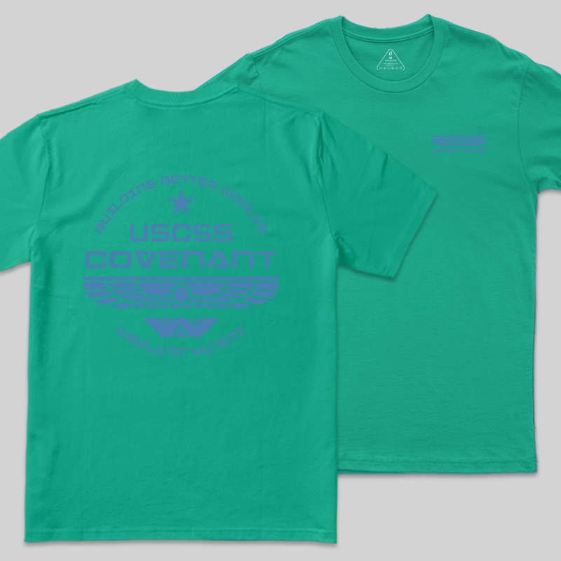 Personalized Weyland Yutani SkyBlue Geek T-Shirt