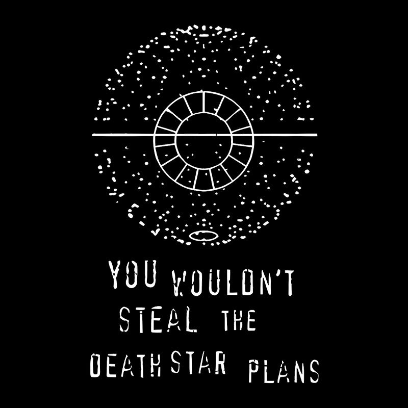 Death Star Plans Geek T-Shirt
