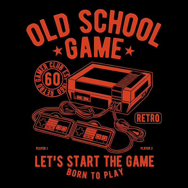 OLD SCHOOL GAME Geek T-Shirt