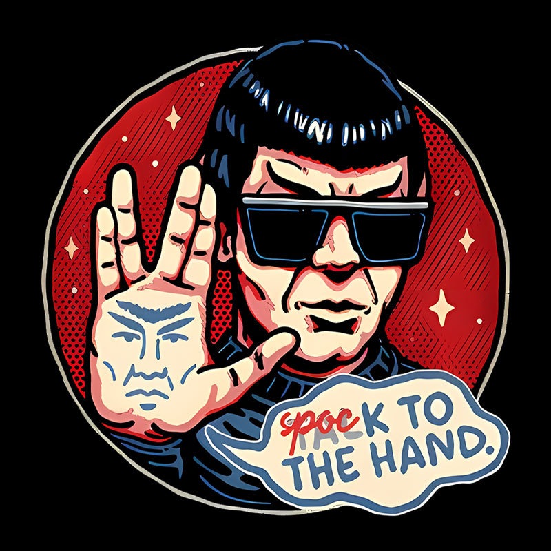 Spock To The Hand Geek T-Shirt