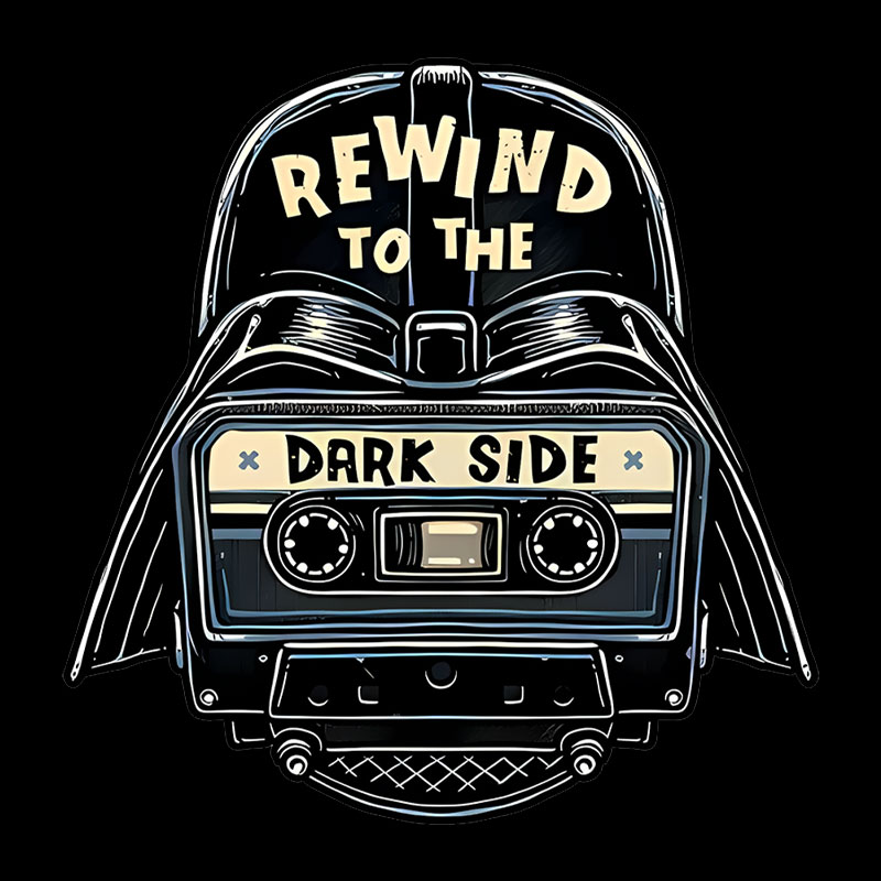 Rewind To The Dark Side Geek T-Shirt