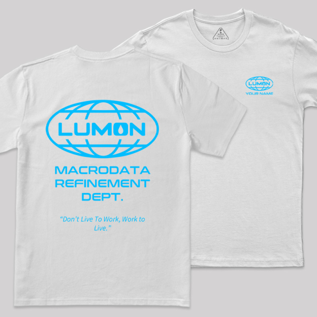 Personalized Lumon Scifi Front and Back Printing Geek T-Shirt