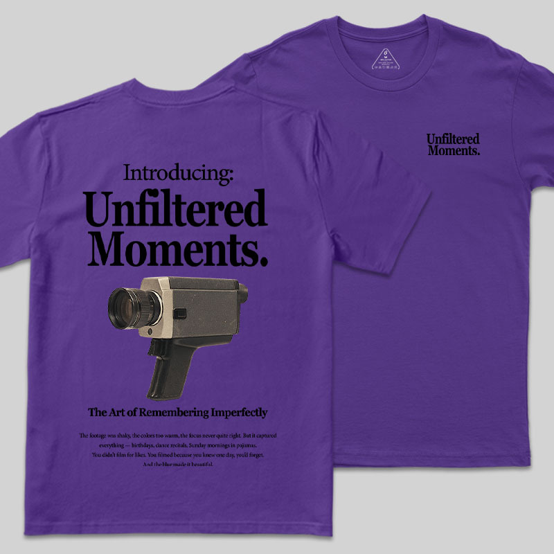 Unfiltered Moments Front and Back Printing Geek T-Shirt
