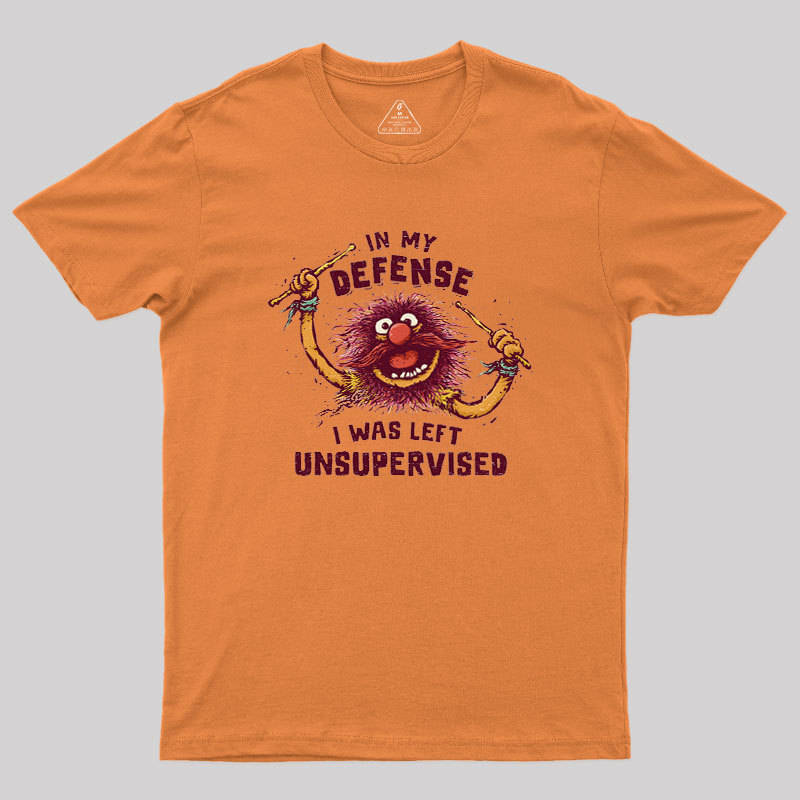 I Was Left Unsupervised Geek T-Shirt
