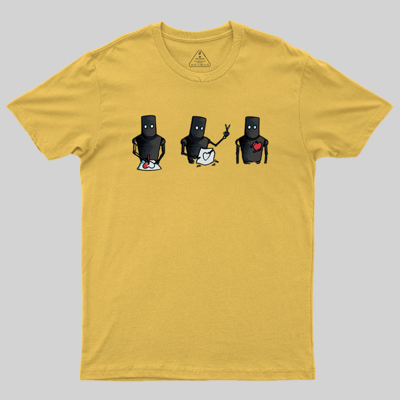 Robot Heart Geek T-Shirt