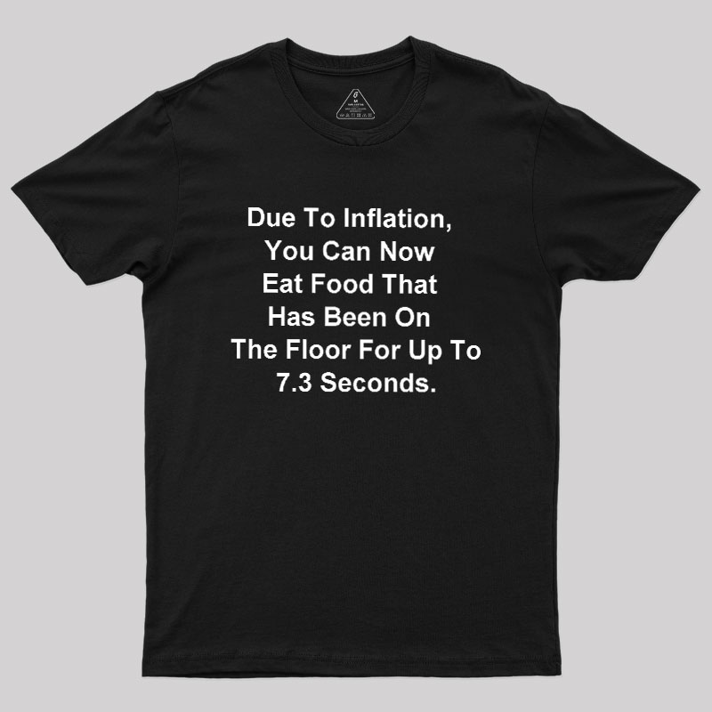 Due to Inflation Geek T-Shirt