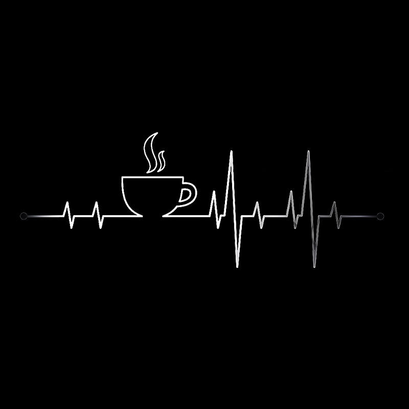 Coffee Heartbeat Geek T-Shirt