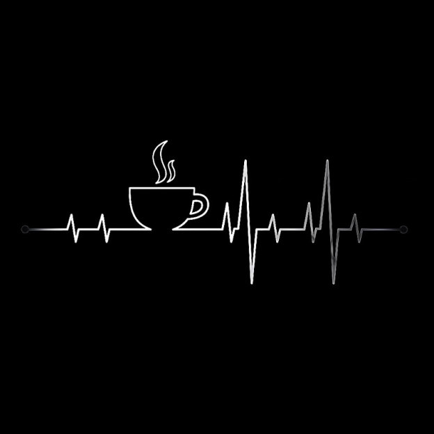 Coffee Heartbeat Geek T-Shirt
