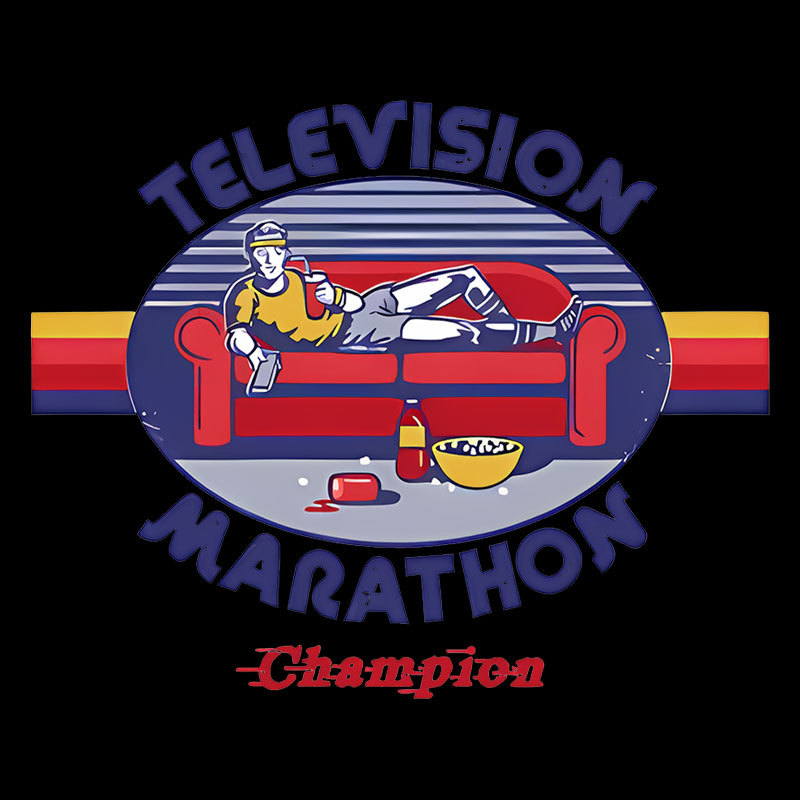 Television Marathon Champion Geek T-Shirt